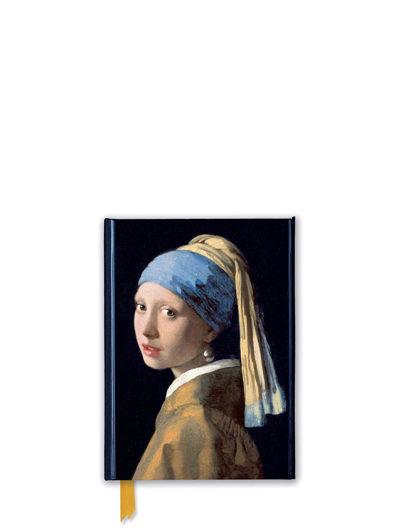 Notebook featuring a girl with a pearl earring on the cover