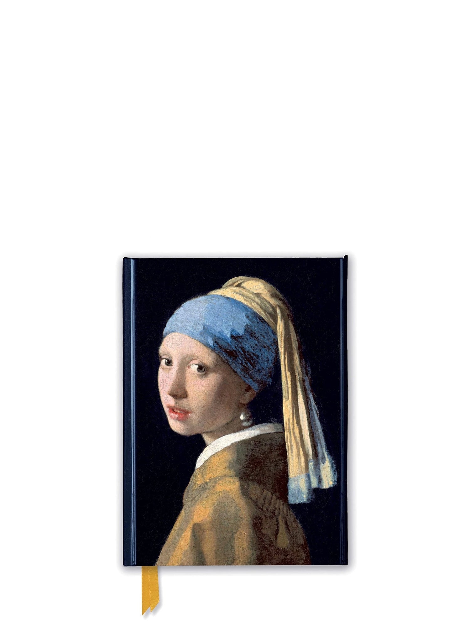 Notebook featuring a girl with a pearl earring on the cover