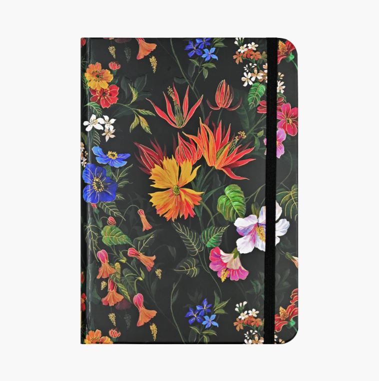 Small Floral Paradise journal