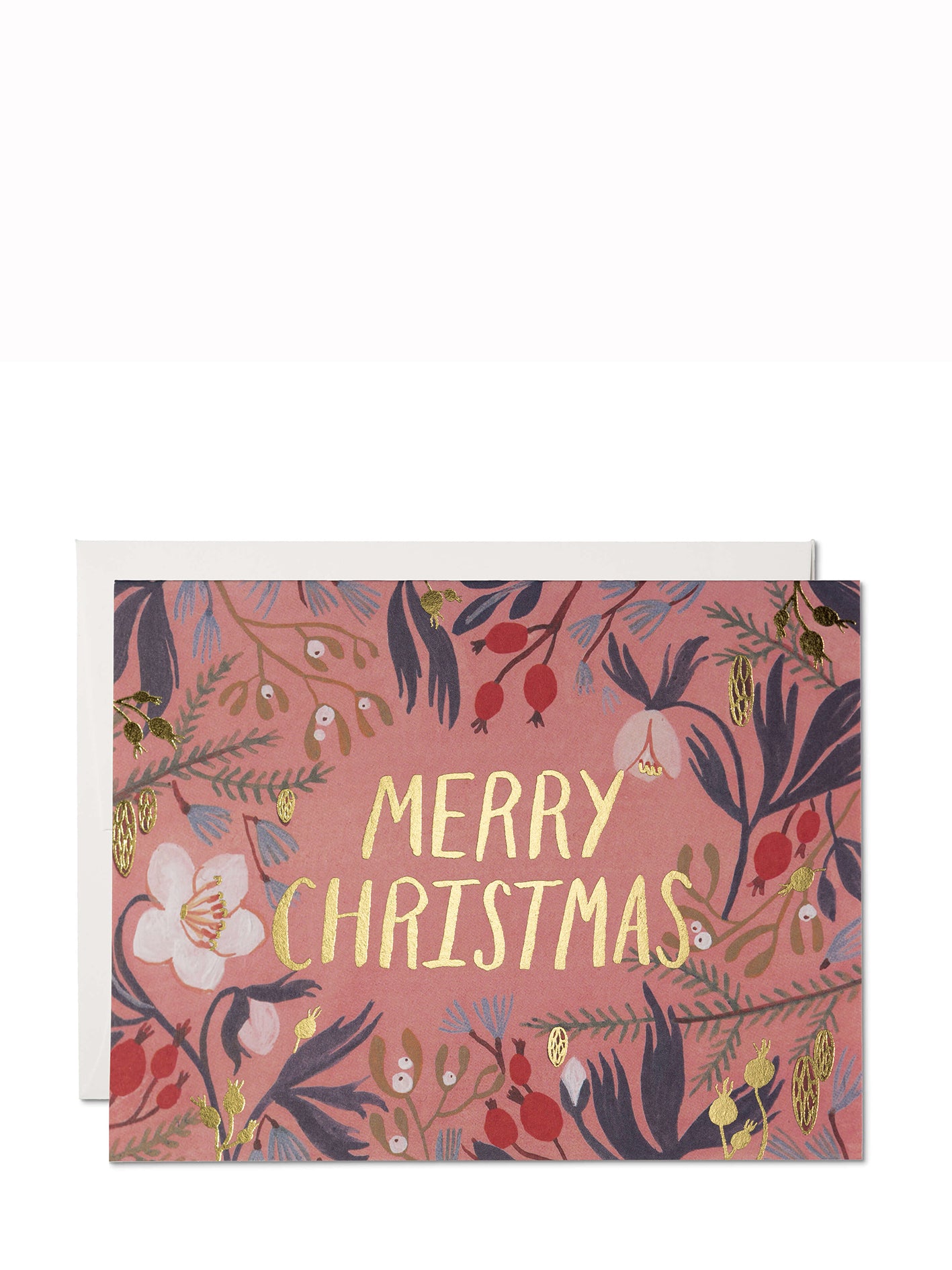 Christmas Flowers Christmas card