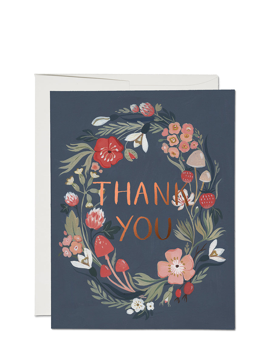 Forrest Blue Thank You Card