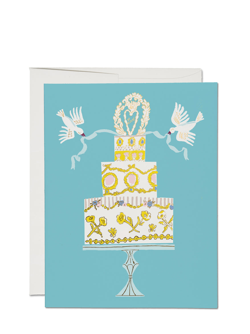 Love Cake Wedding Card