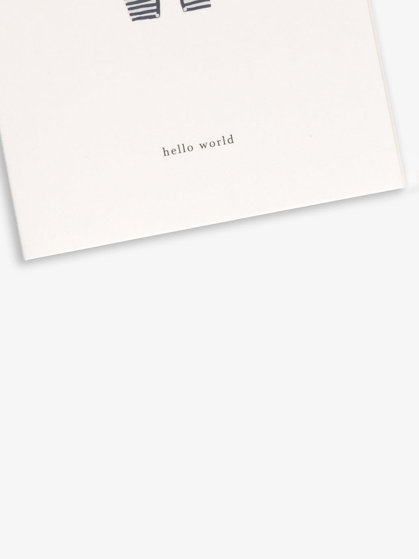 Onesie ´Hello world´, new baby card / 3 colours