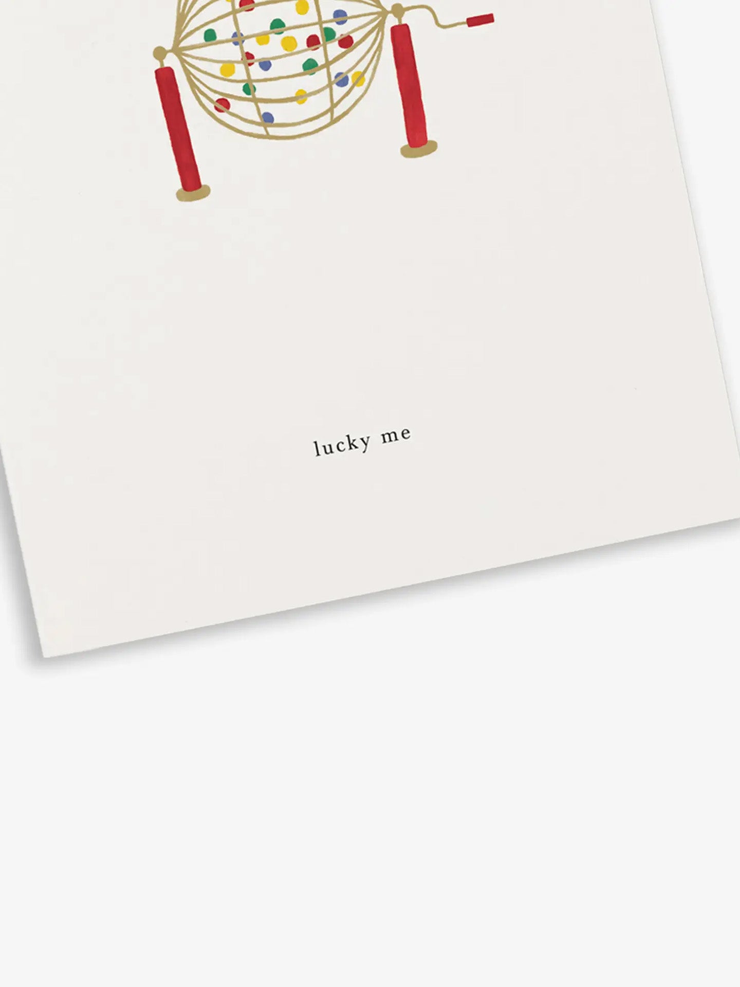 Bingo (lucky me) Love card