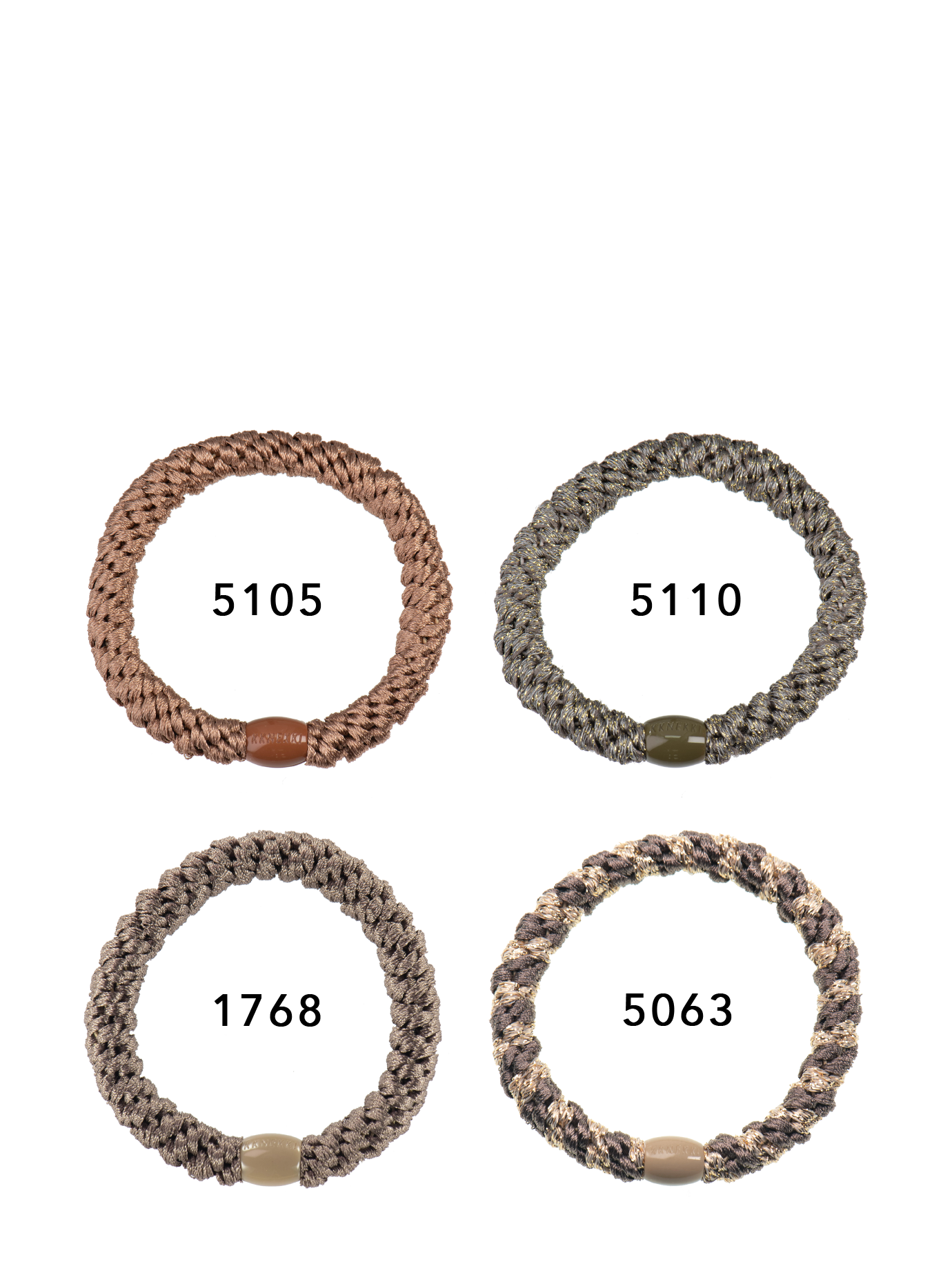 KKNEKKI Bundle 8, set of 4 hair ties