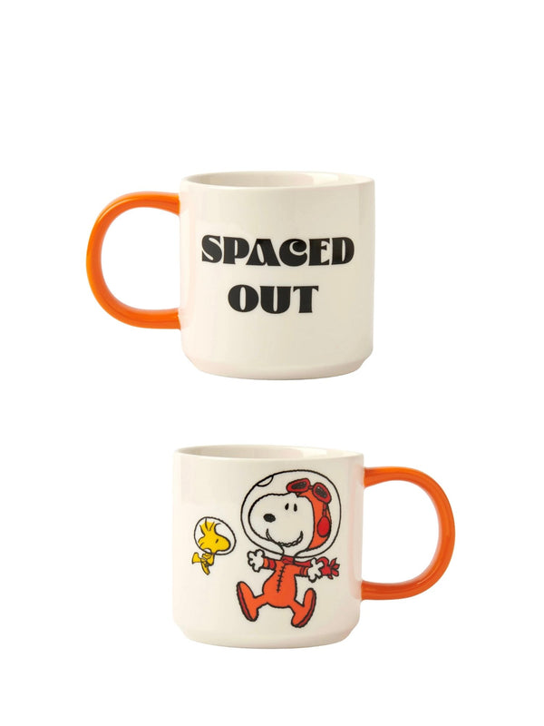 Spaced out Peanuts mug