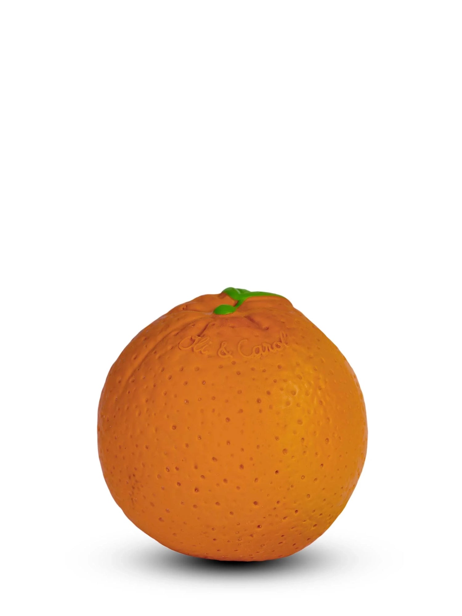 Orange educational baby ball