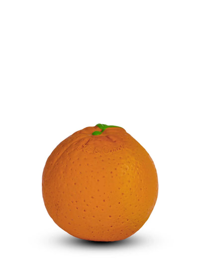 Orange educational baby ball