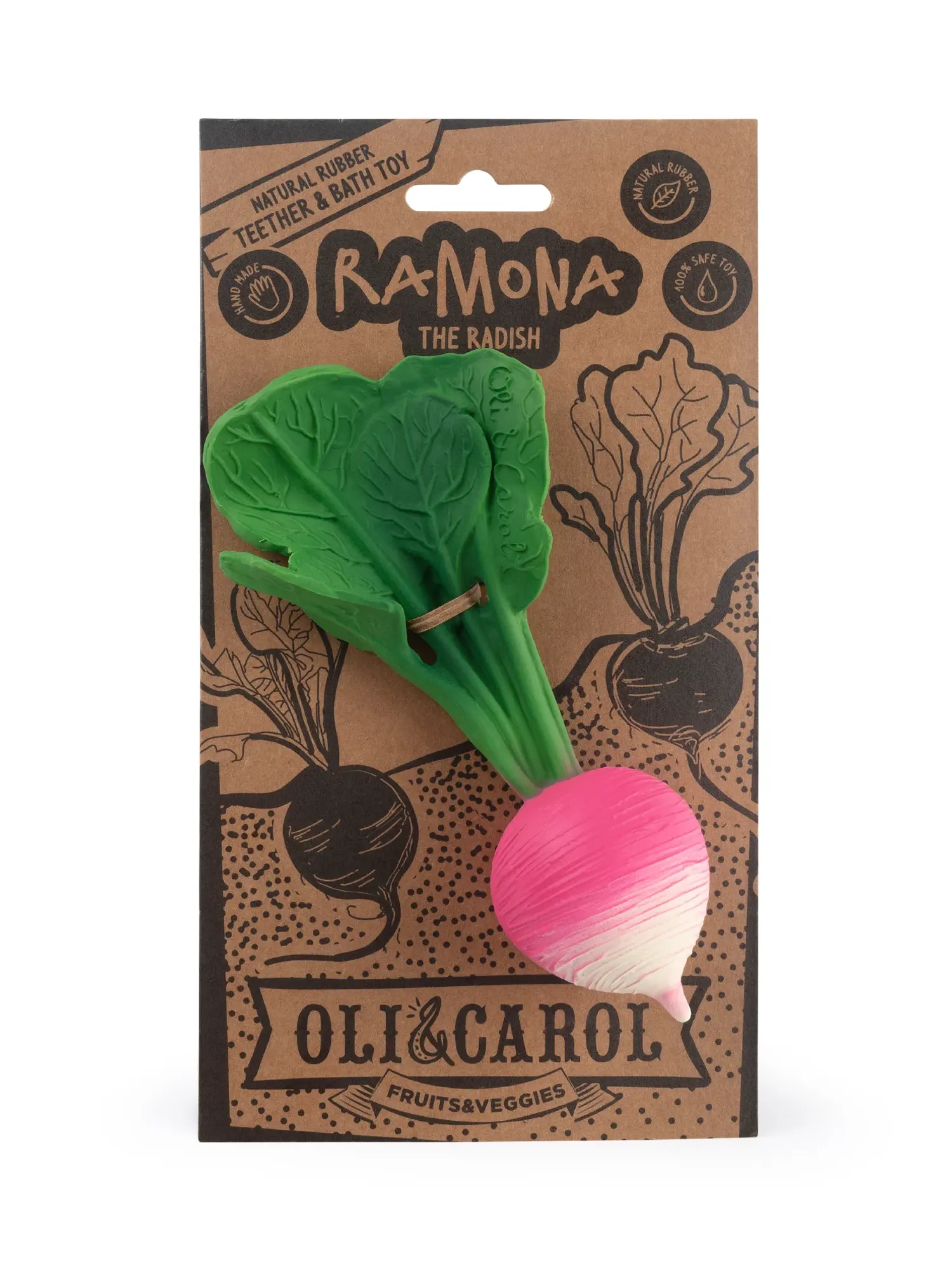 Ramona the Radish teether