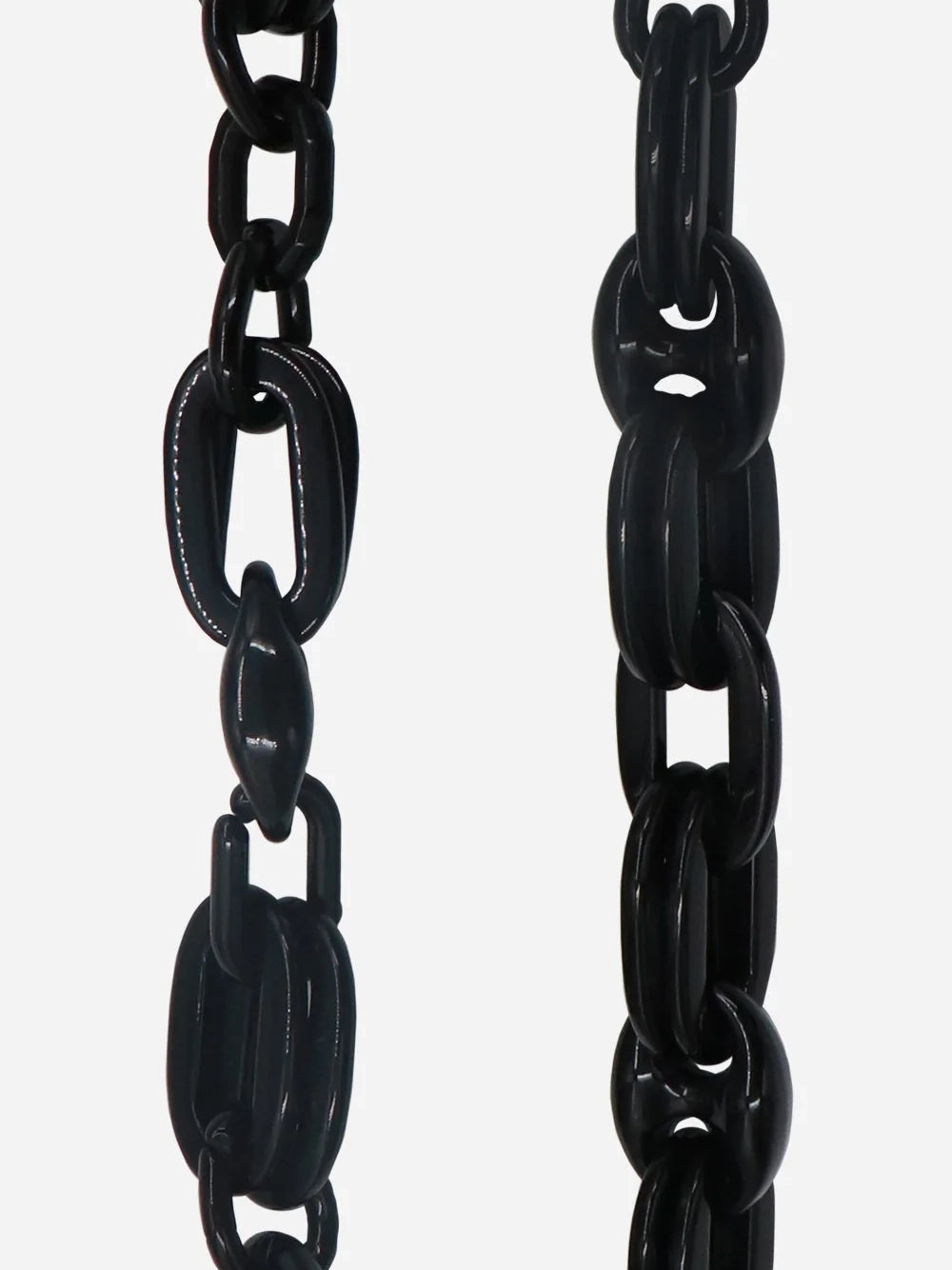 Crossbody strap for iPhone, black ambre