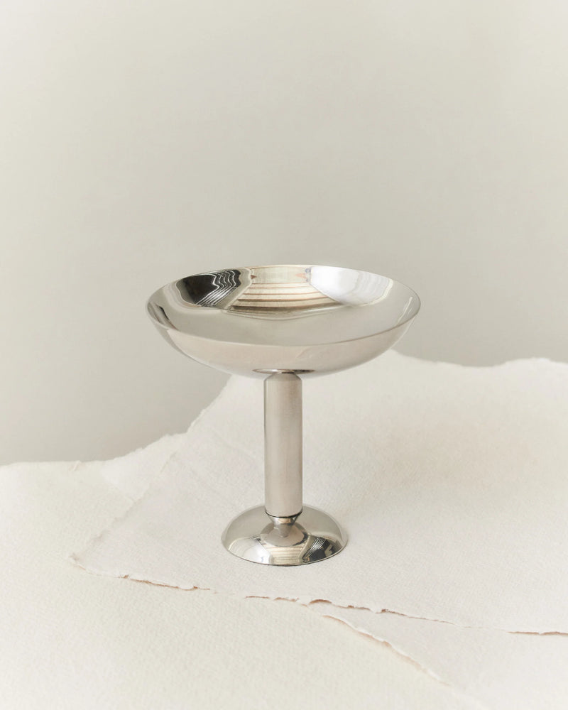 Metal champagne coupe, Tall