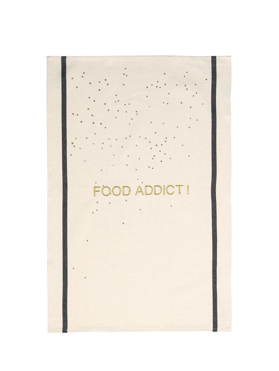 Food addict TEA TOWEL