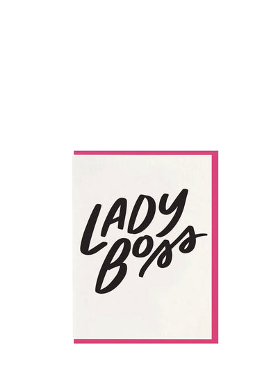 Lady Boss, friendship card