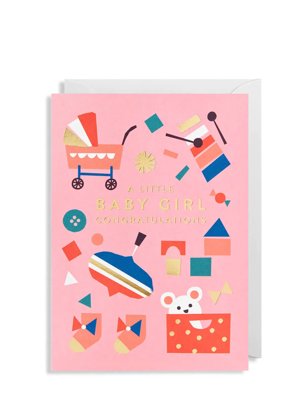 Baby girl New Baby card