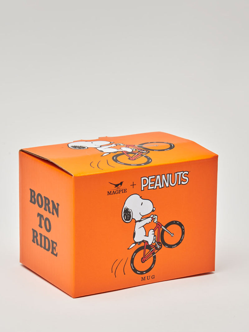 Born to ride Snoopy's bike Peanuts mug