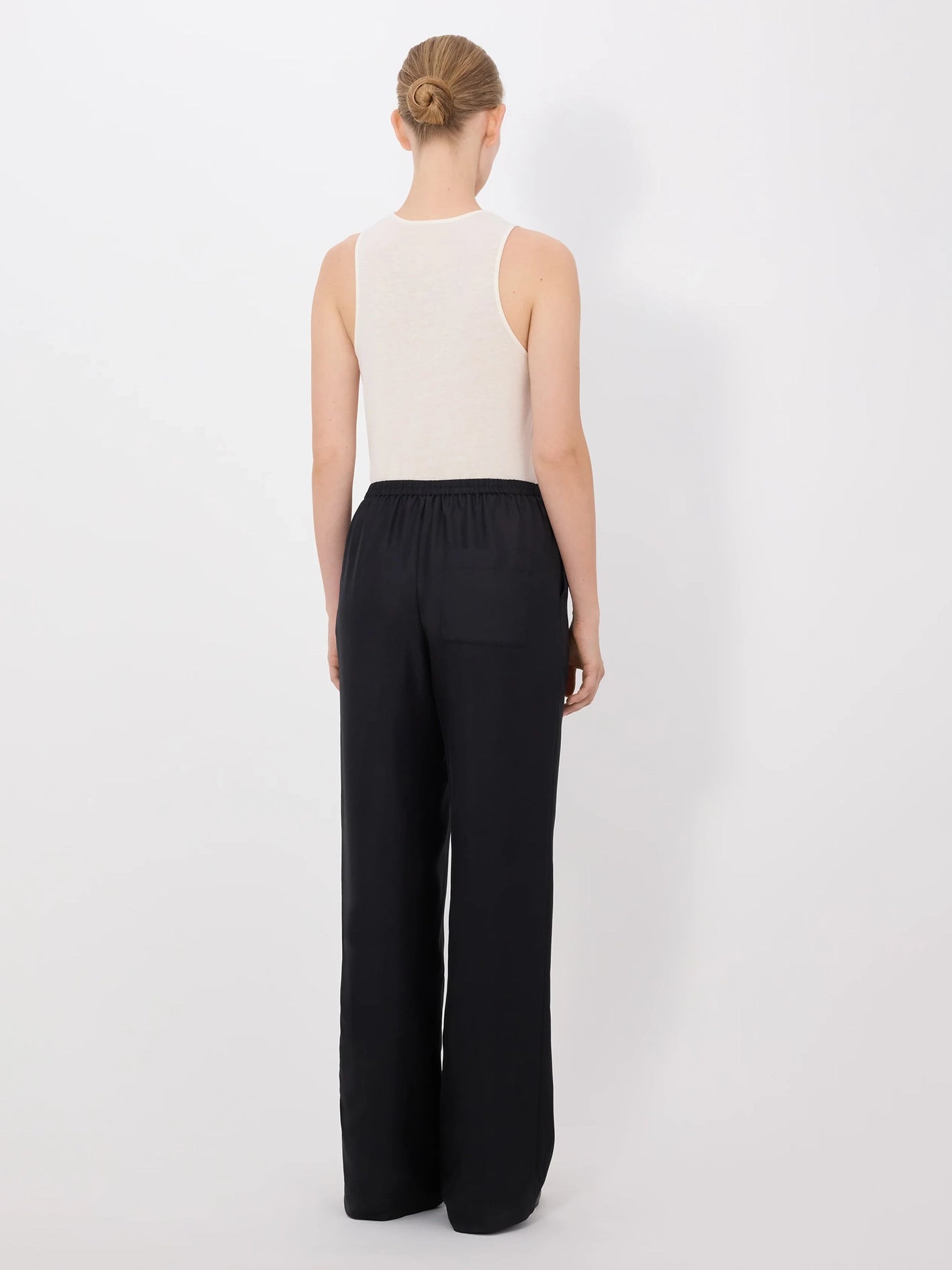 Alera LDS Silk twill trousers, black
