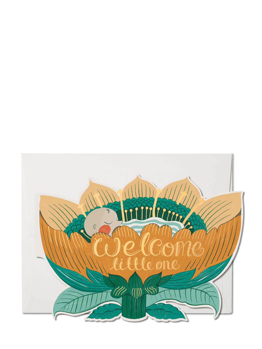 Baby Blossom, Welcome Little One Card