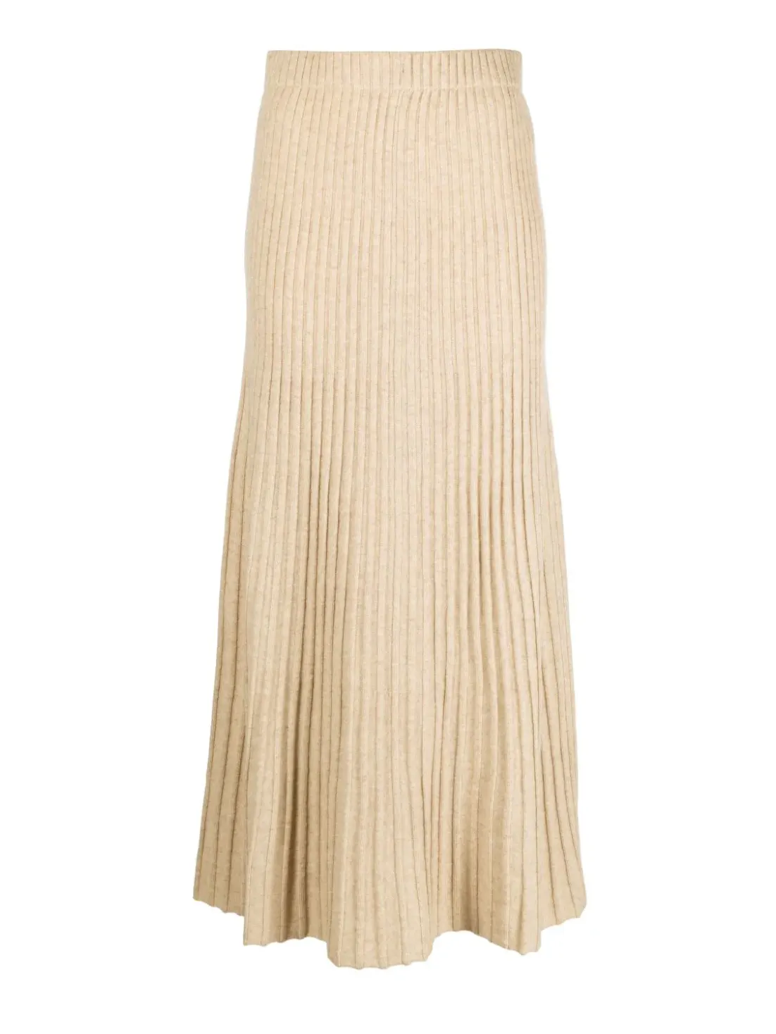 HEVINA ribbed wool skirt