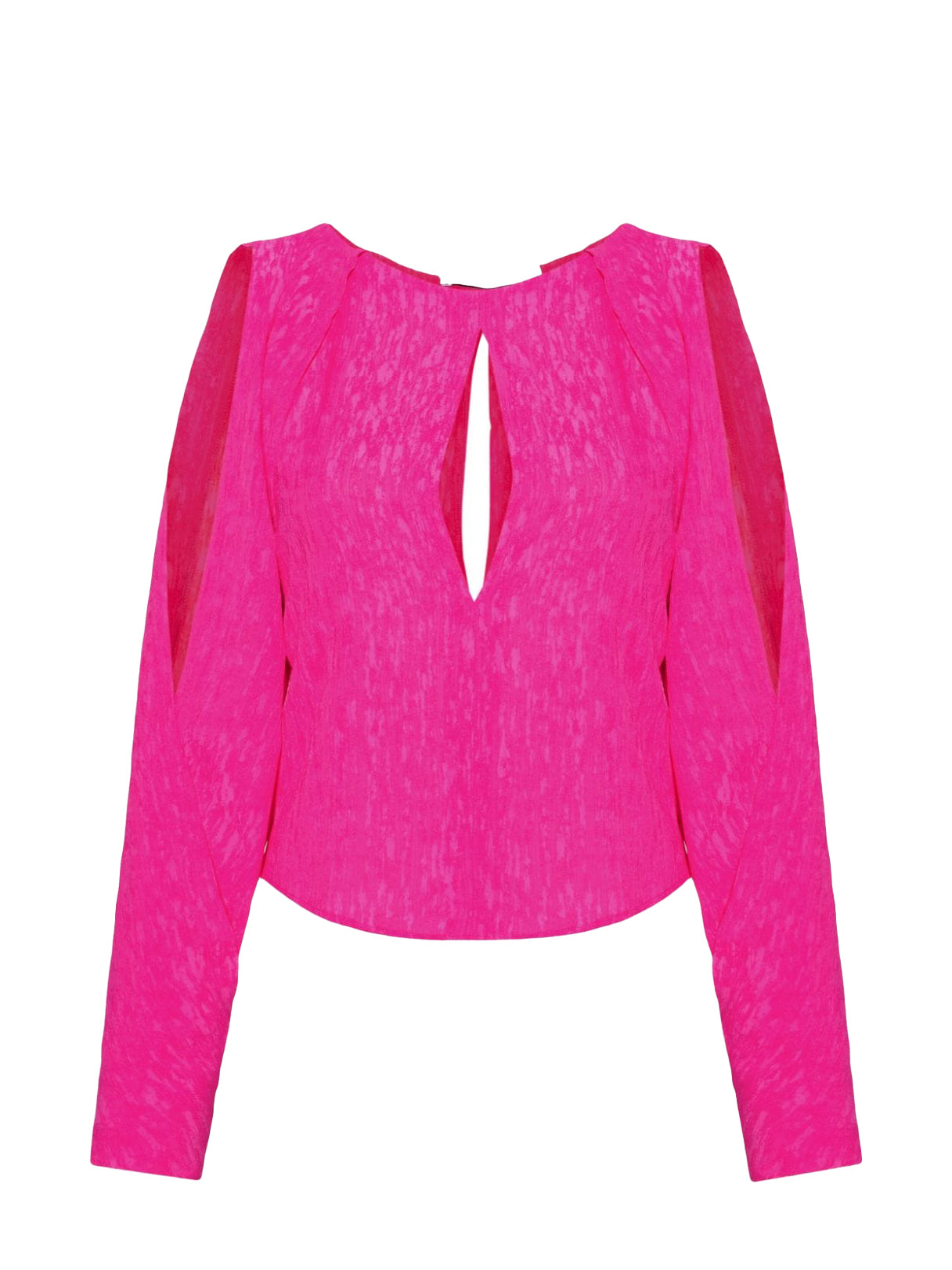 MAURITA viscose top, fushia