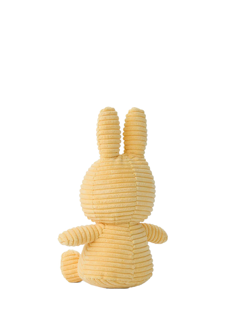 Miffy eco corduroy soft toy, buttercream yellow (23 cm)