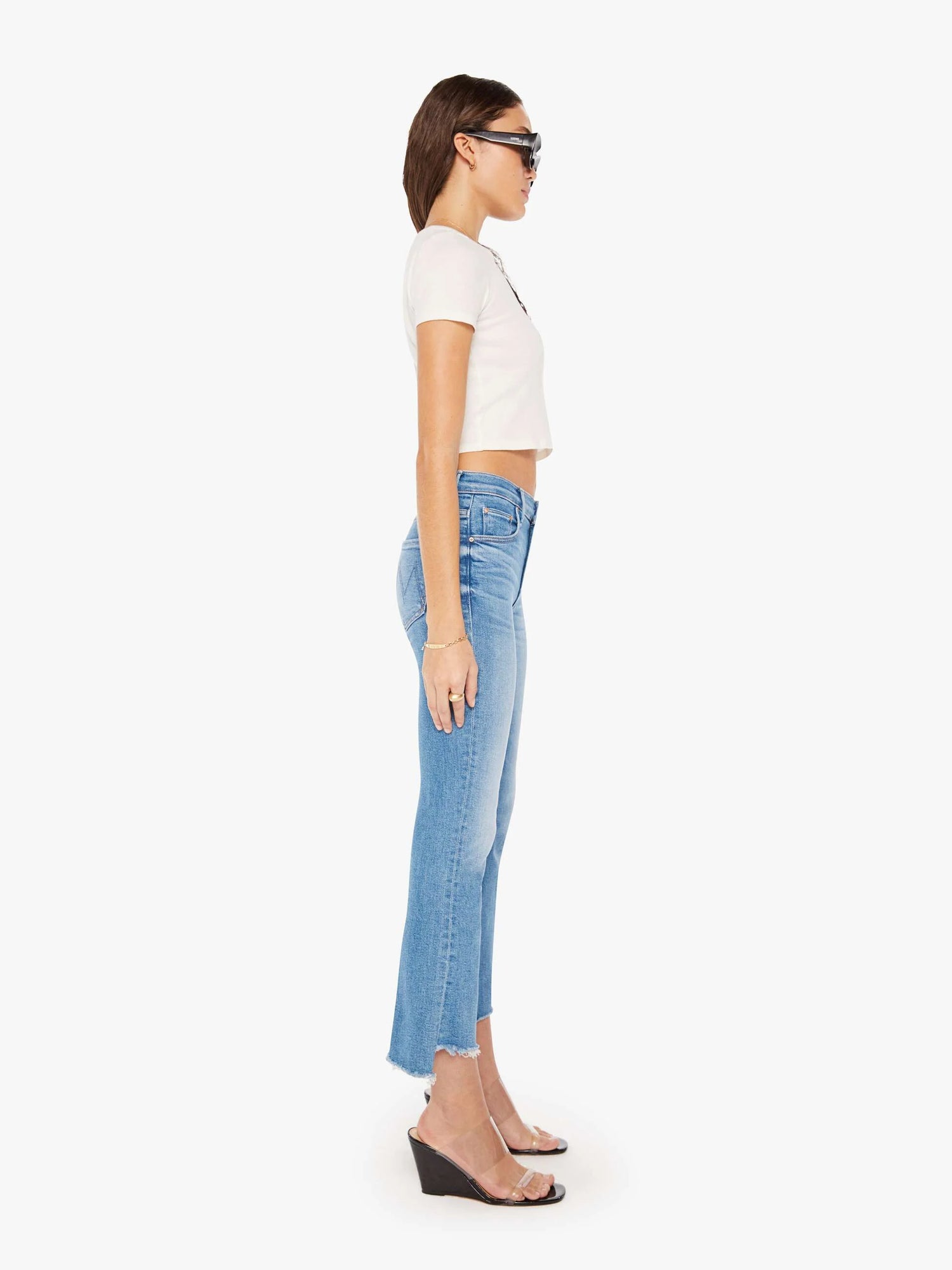 The Insider Crop Step Fray,