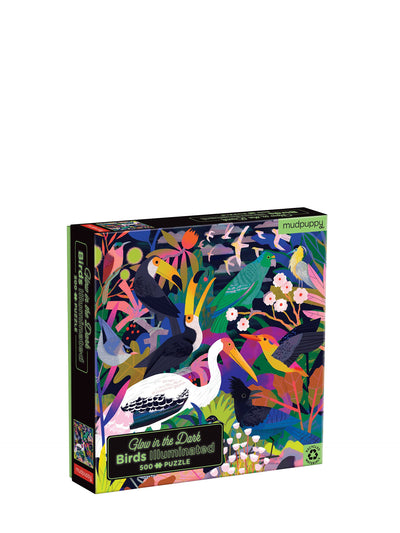 Birds illuminated glow-in-the-dark puzzle (500 pieces)