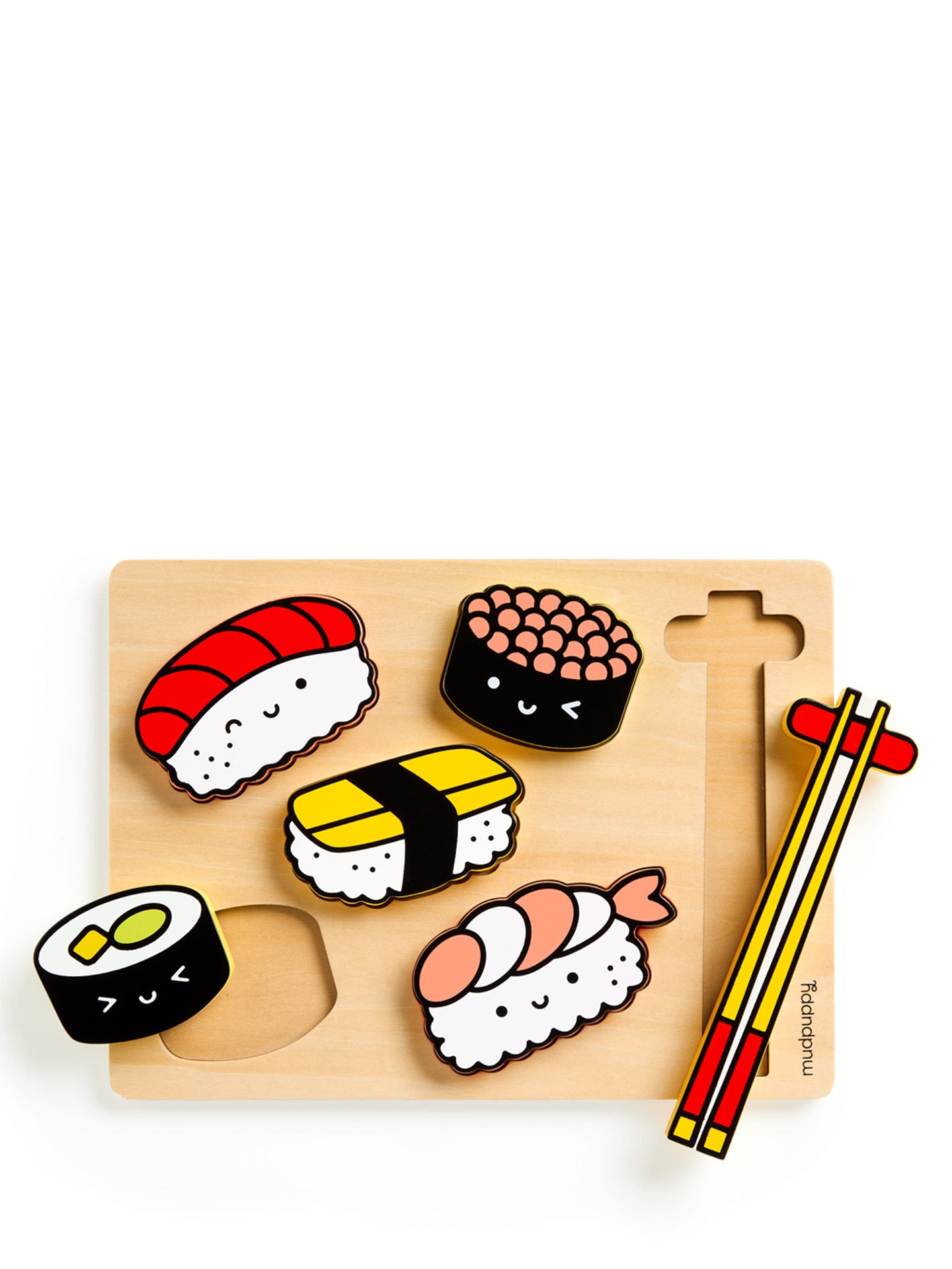 Sushi friends wooden tray puzzle