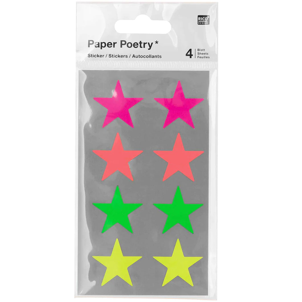 Paper Poetry star stickers