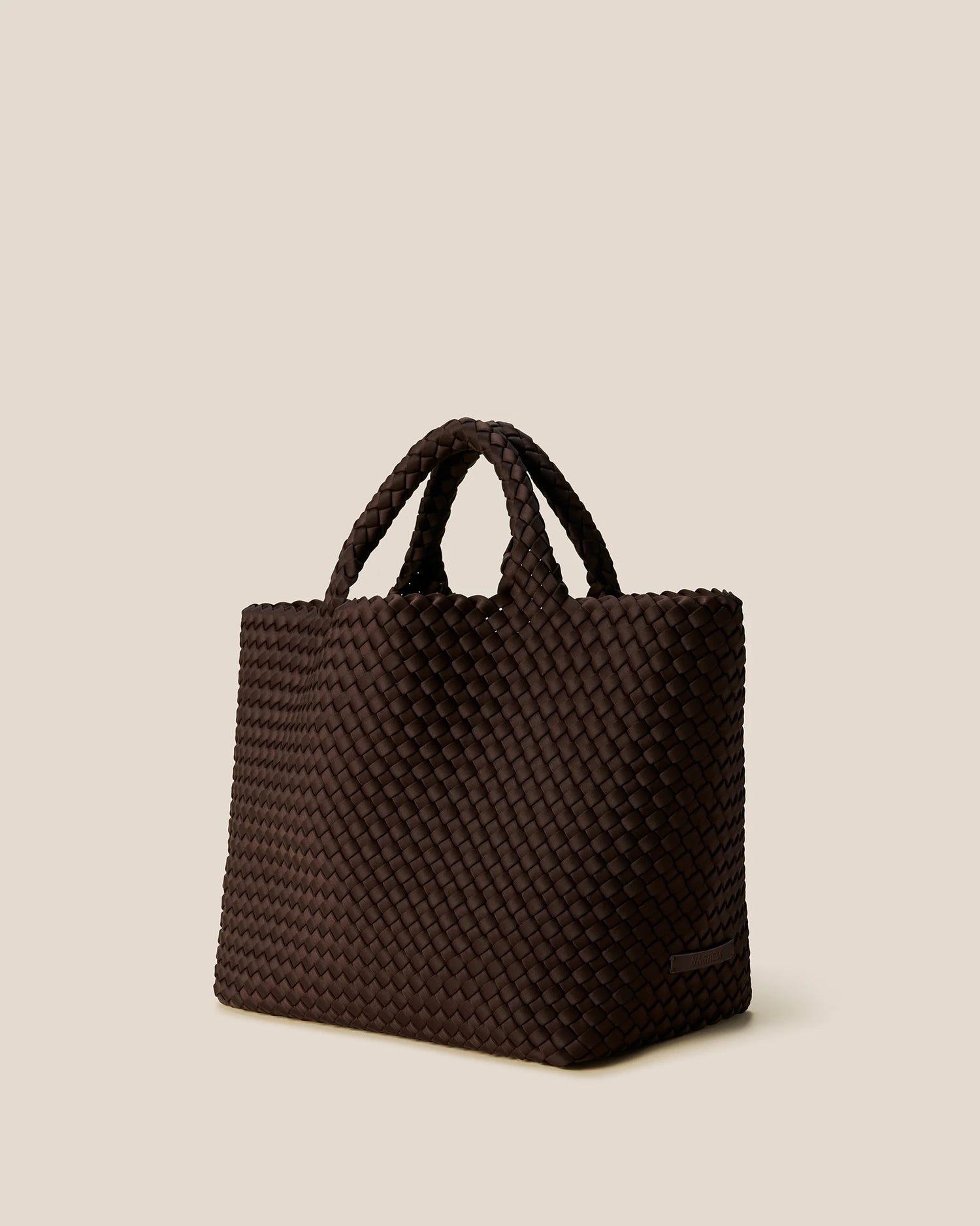 St Barths medium tote, chocolate brown