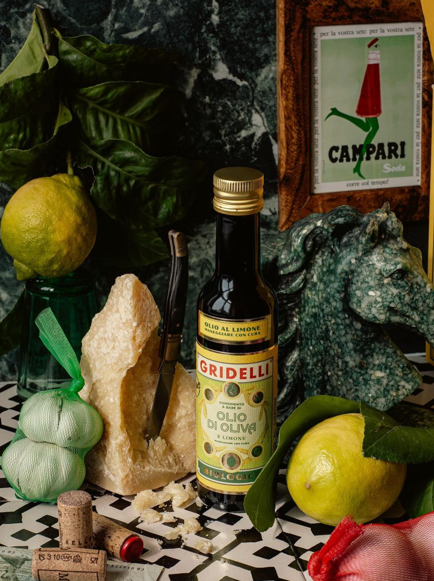 GRIDELLI: Olio Al Limone, extra virgin olive oil (250 ml)