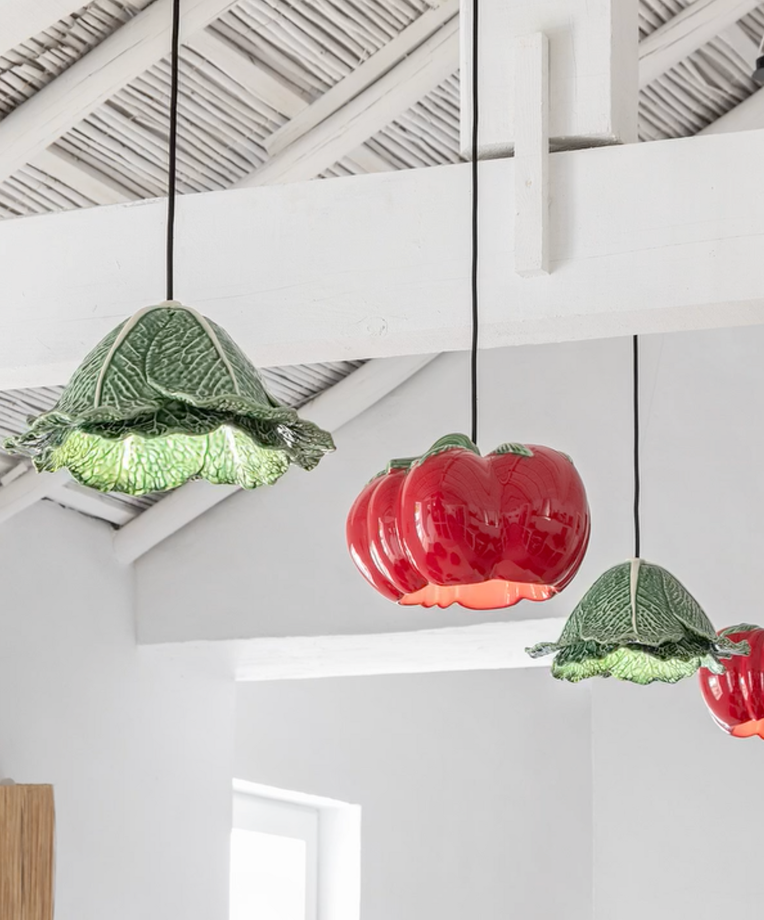 Cabbage Chandelier, green