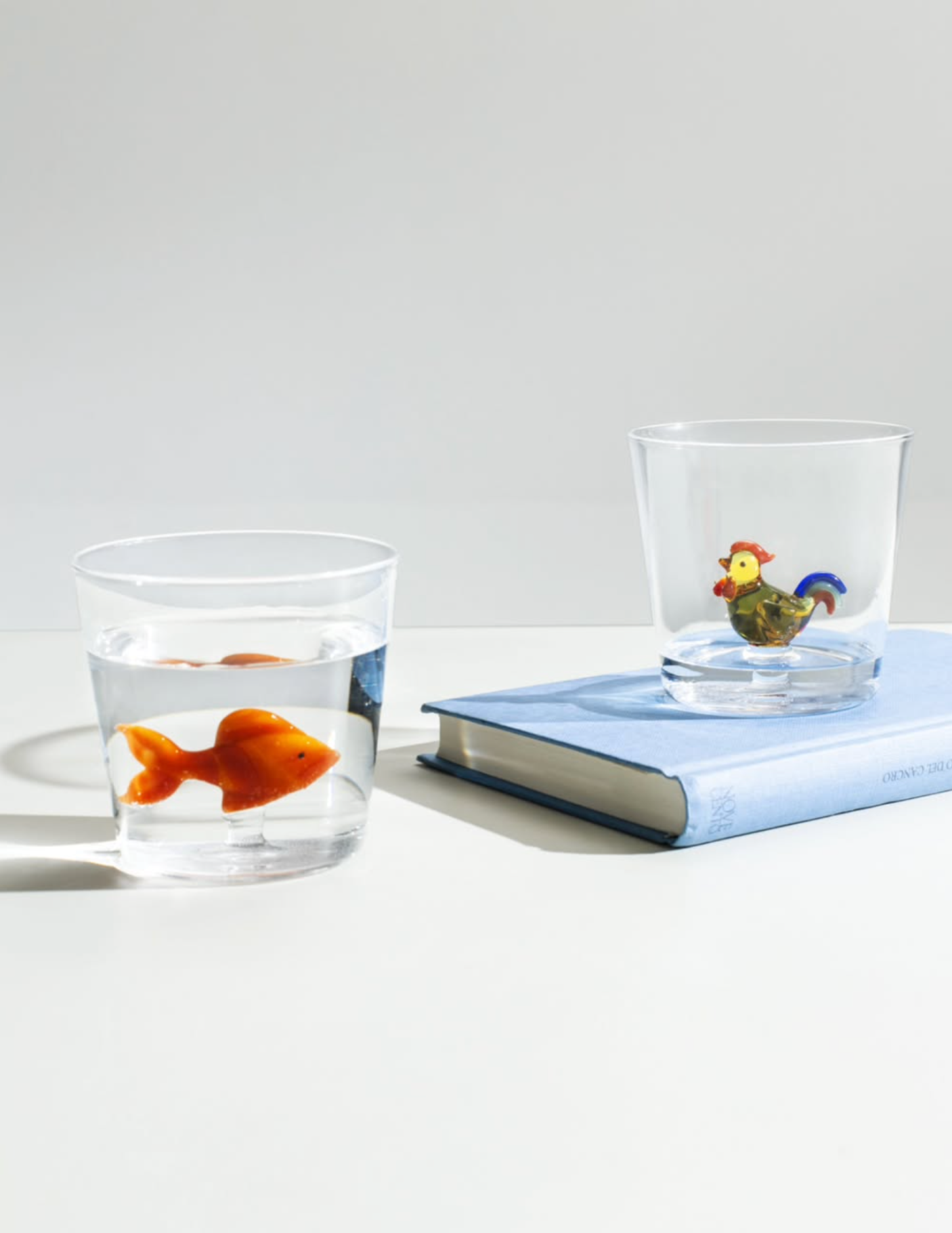 Red fish tumbler, Animal Farm collection