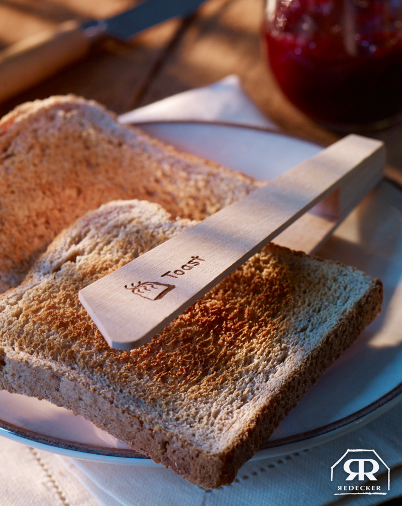 Toast tongs, wooden