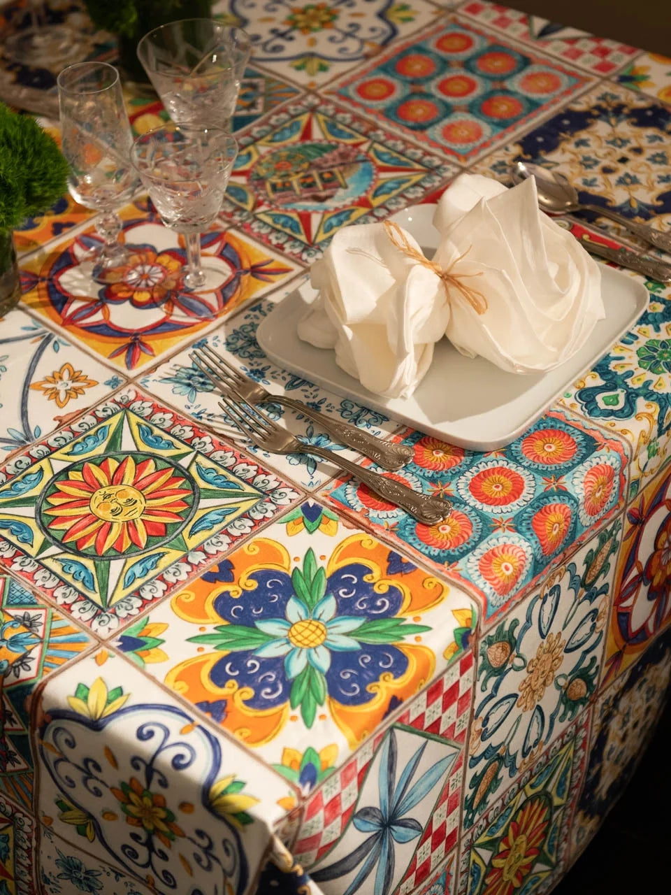 Camastra cotton tablecloth (170x270 cm)