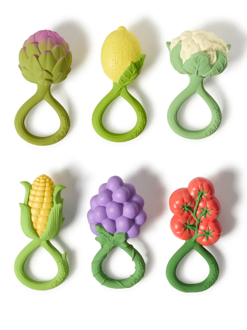 Grape rattle toy