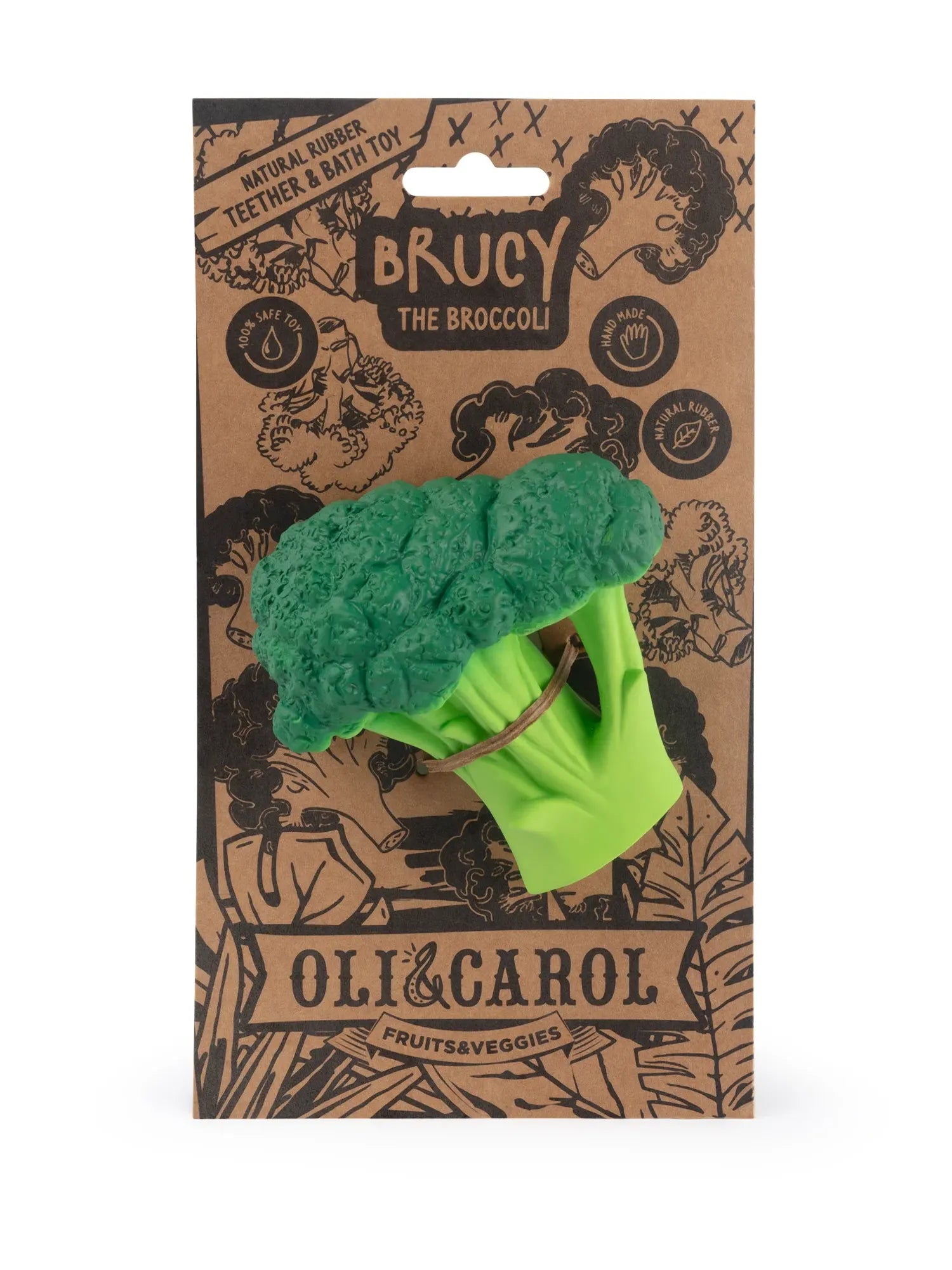 Brucy the broccoli teether