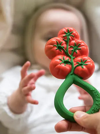 Tomato rattle toy