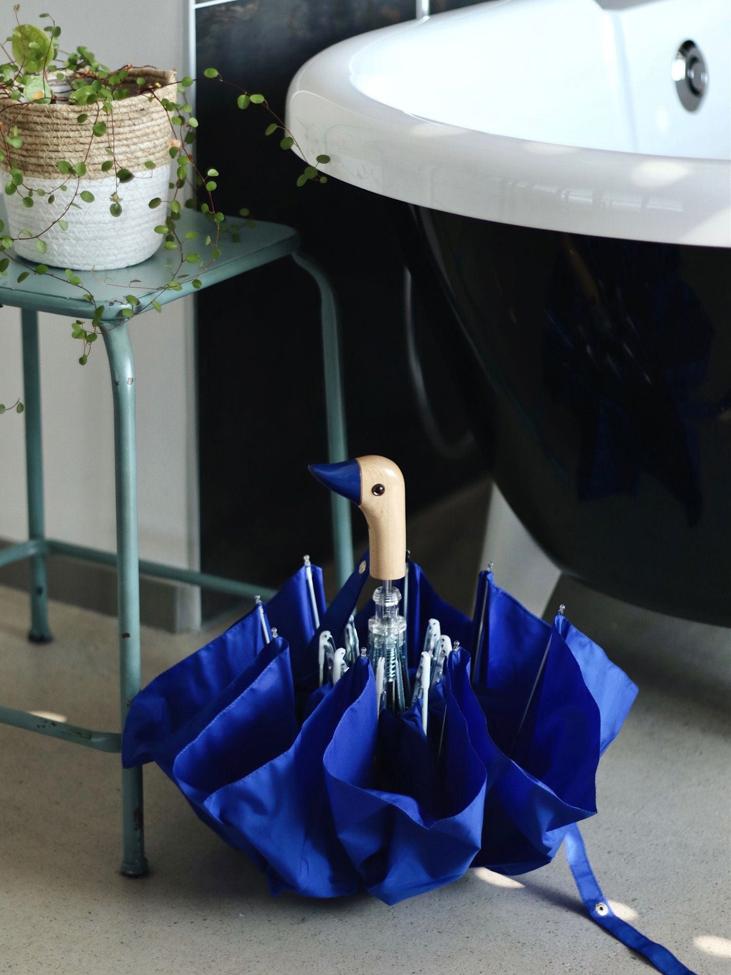 Duck Umbrella, royal blue