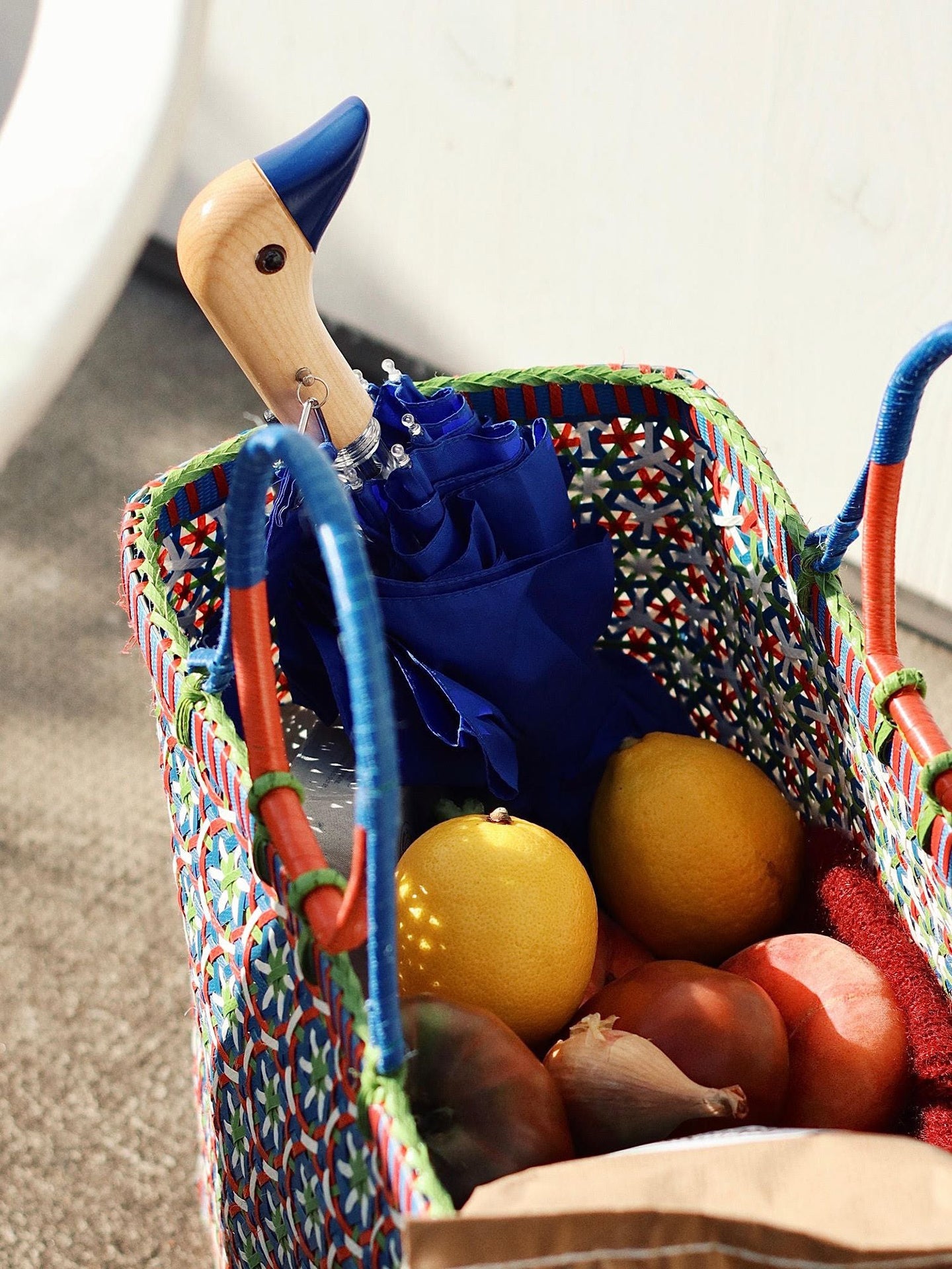 Duck Umbrella, royal blue