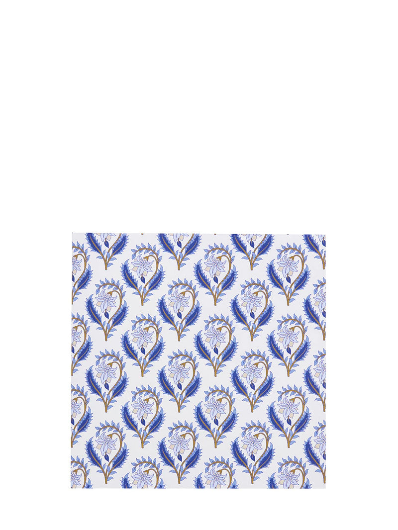 Bindiya dinner paper napkins, indigo (20 x 20 cm)