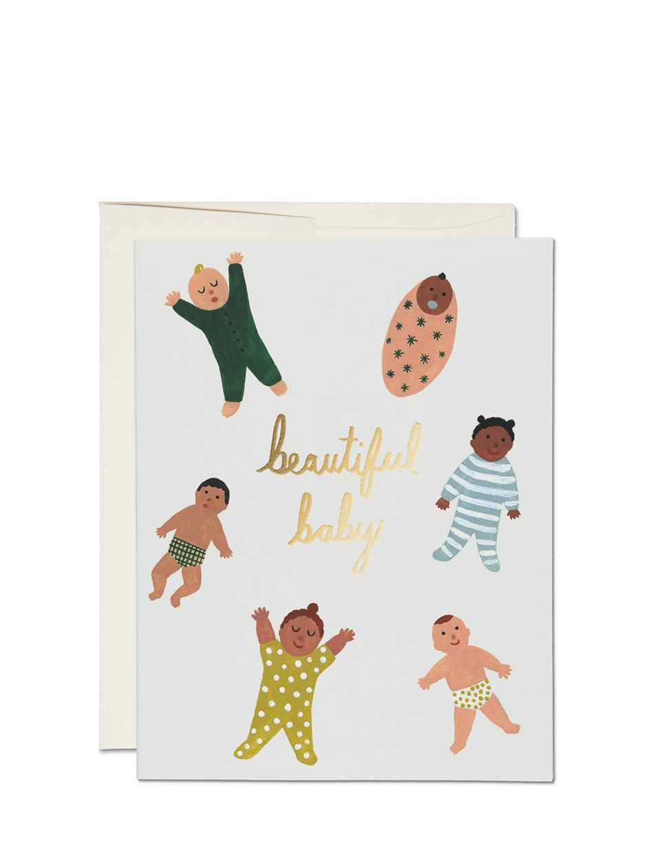 Beautiful Baby New Baby Card