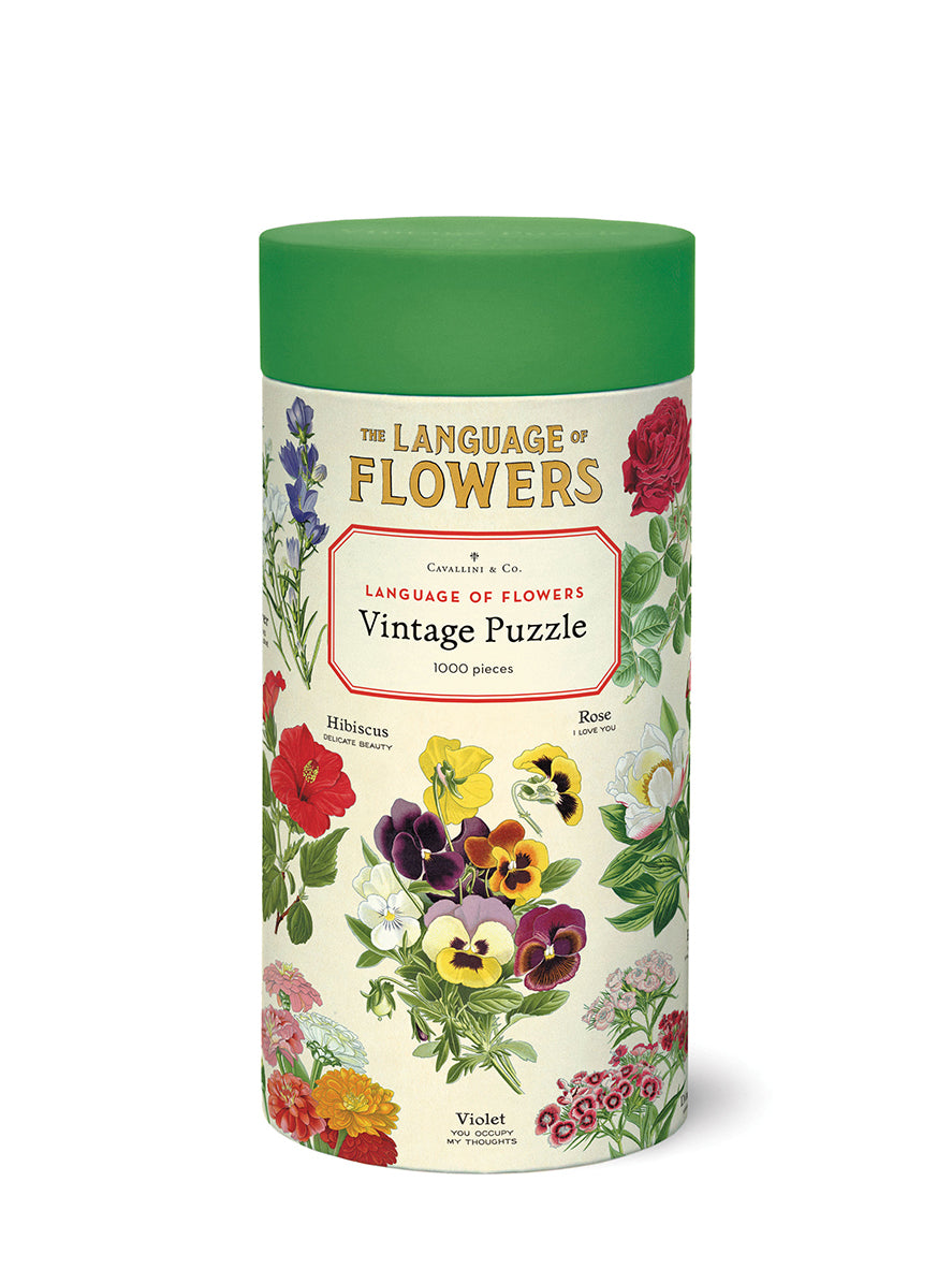 Language of flowers vintage puzzle (1000 pieces)
