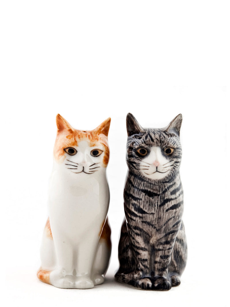 Patience and Squash cat salt and pepper shakers