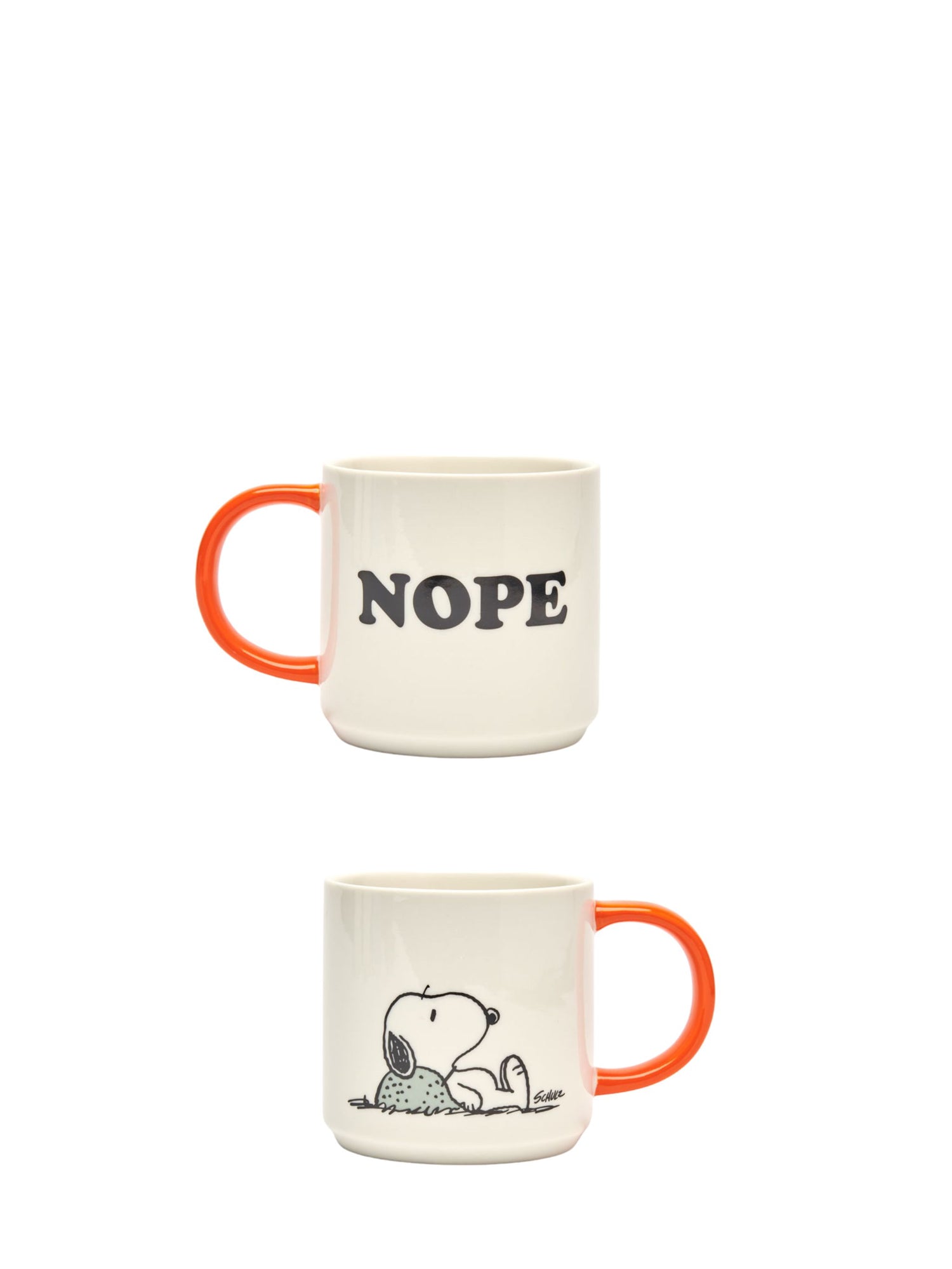 Peanuts mug, Nope