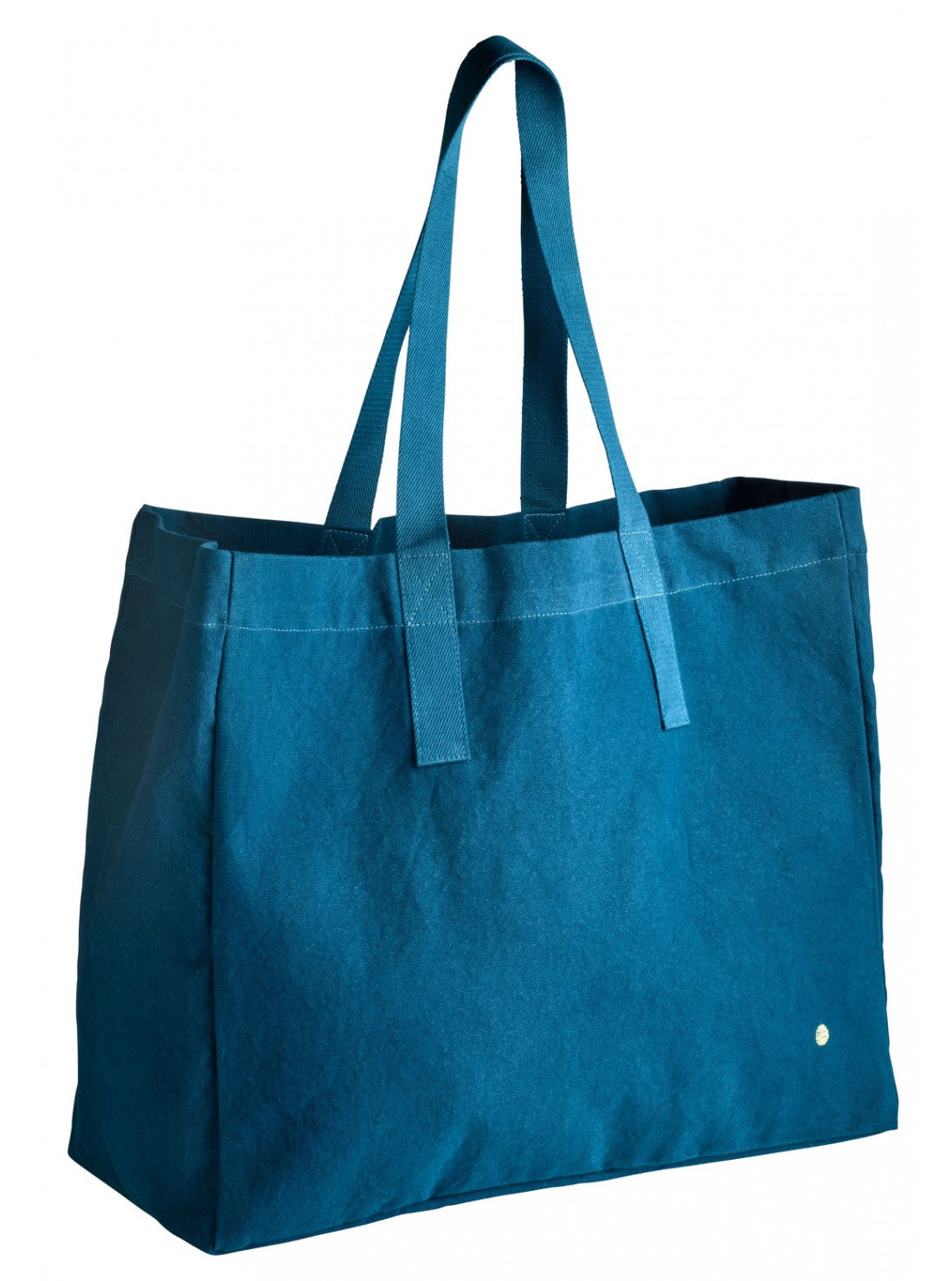 Petrol blue SHOPPING BAG IONA