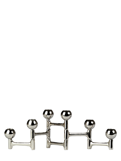 Folding round candle holder