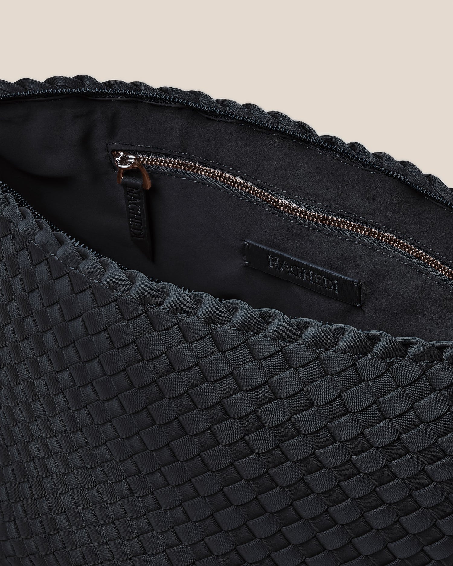 Portofino large cosmetic pouch, onyx black