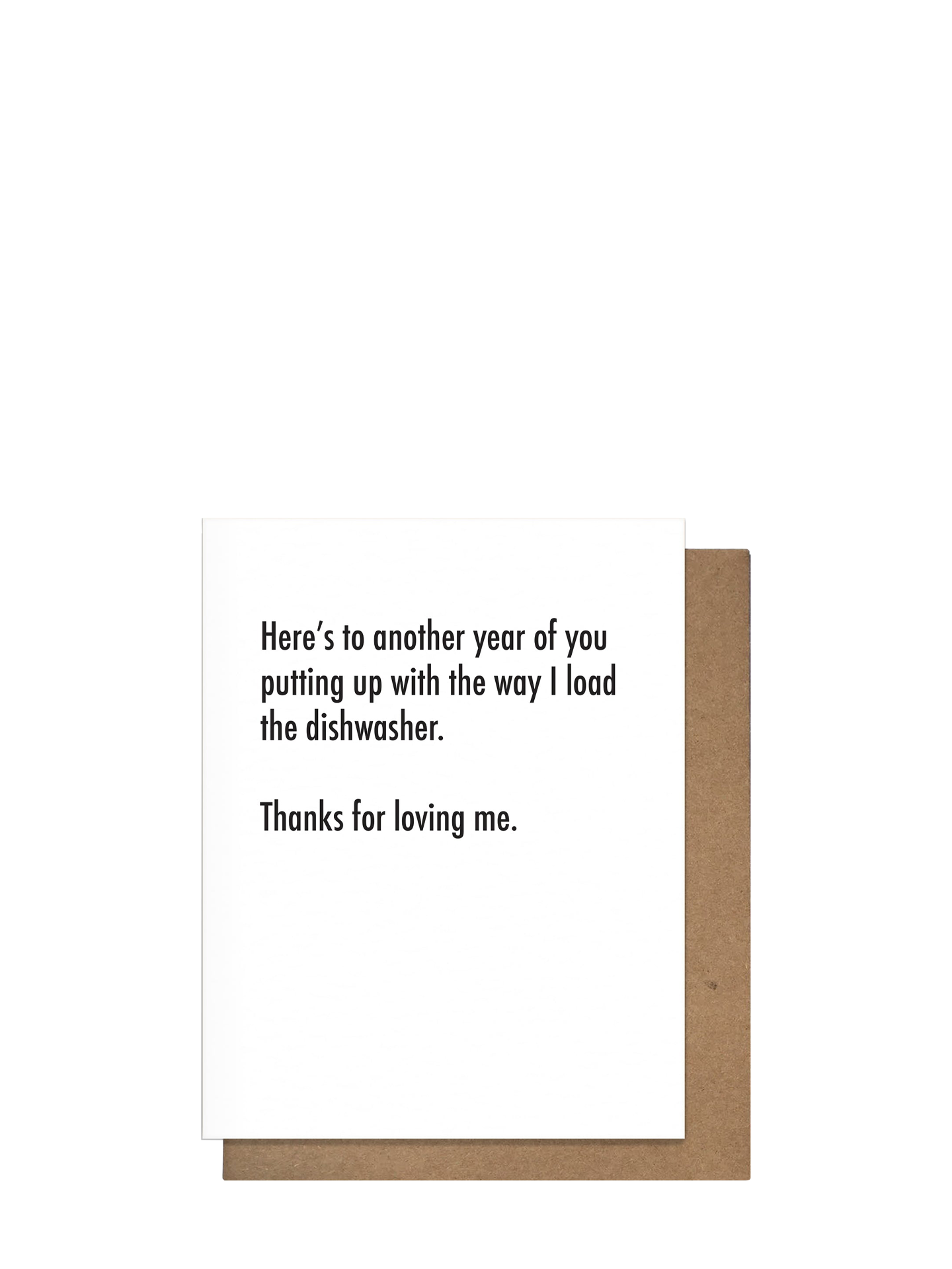 Thanks for Dishwasher Anniversary Card