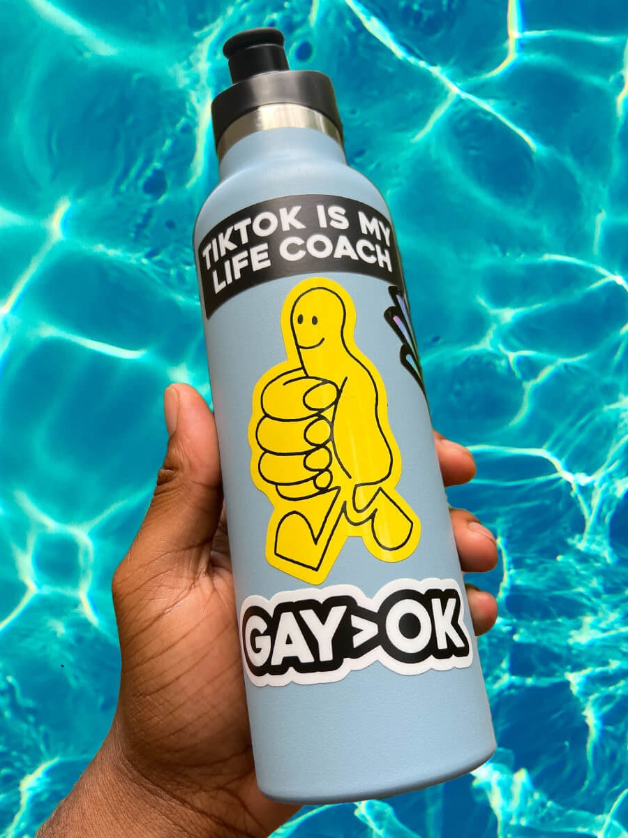 TikTok is my life coach sticker