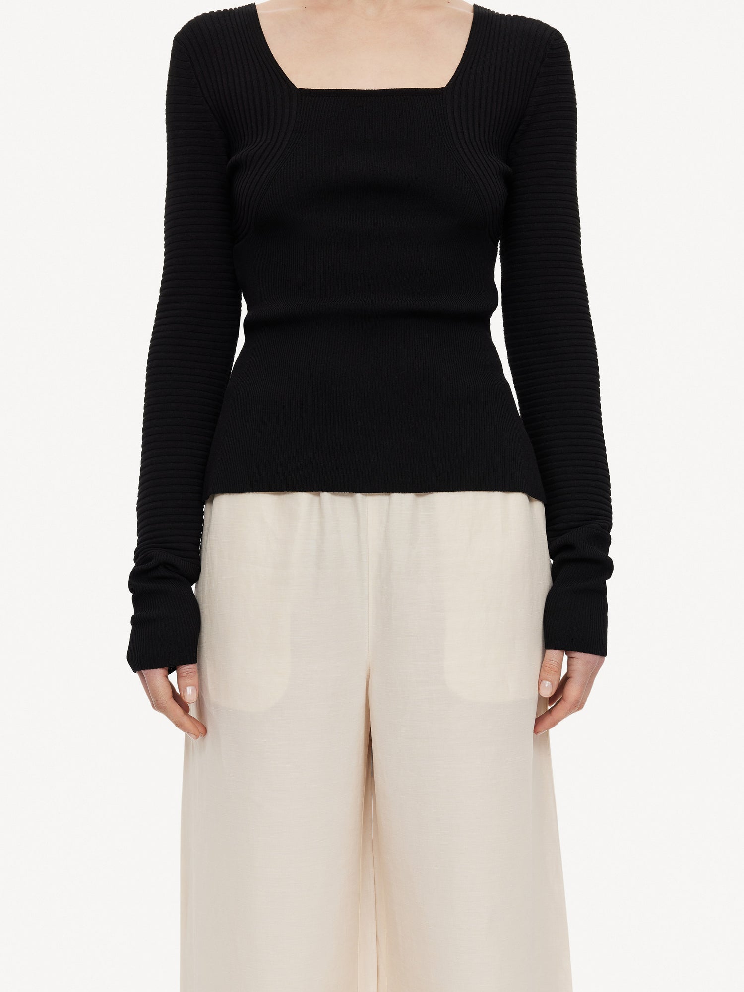Wide leg linen trousers, Malene Birger
